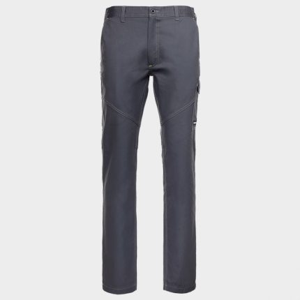 Панталон PAYPER WORKER STRETCH GREY • Унисекс панталон, подходящ за всички сезонни. • Закопчаване с цип и пластмасово копче. • Два класически предни джоба, един страничен с капак и един за химикал и макетен нож. • Два задни джоба, един отворен и един с капак и велкро. • Тройни шевове на седалището и от вътрешната страна на крачолите. • Контрастни понтери и шевове, светлоотразителни ленти на задния джоб. • МАТЕРИАЛ: 98 % памук, 2% еластан, 260 гр./м²